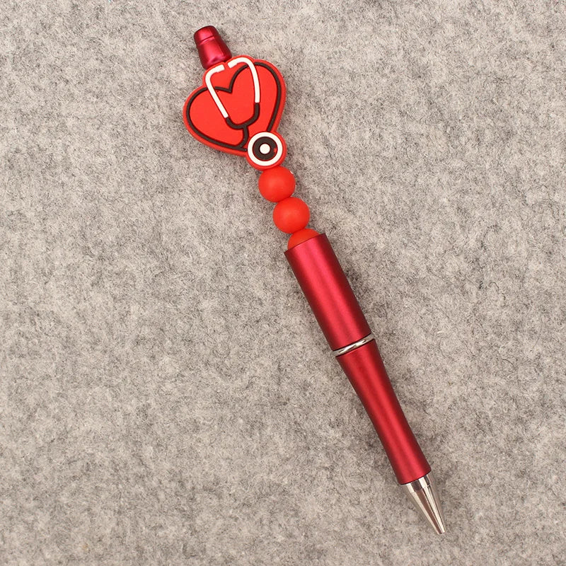 Creative Cartoon Half Nurse Half Coffee Style DIY Ballpoint Pen School Hospital Student Nurse Ball Pen
