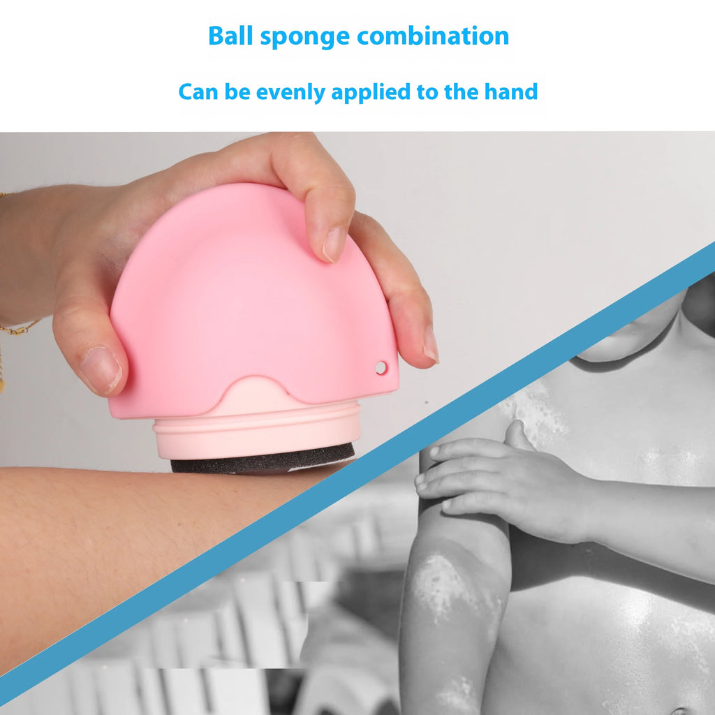 No hands Silicone Sunscreen Applicator Roller Sponge Sub-bottling Portable Repeatable Filling Use Makeup Outdoor Travel bottle