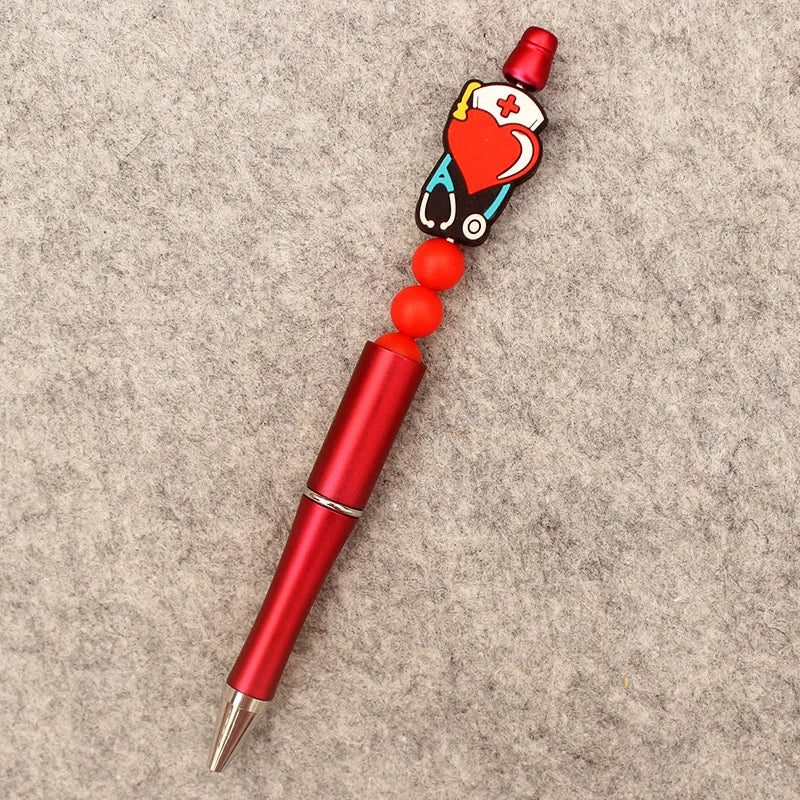 Creative Cartoon Half Nurse Half Coffee Style DIY Ballpoint Pen School Hospital Student Nurse Ball Pen