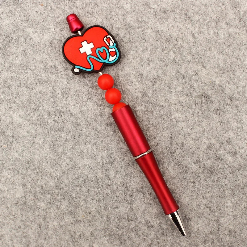Creative Cartoon Half Nurse Half Coffee Style DIY Ballpoint Pen School Hospital Student Nurse Ball Pen