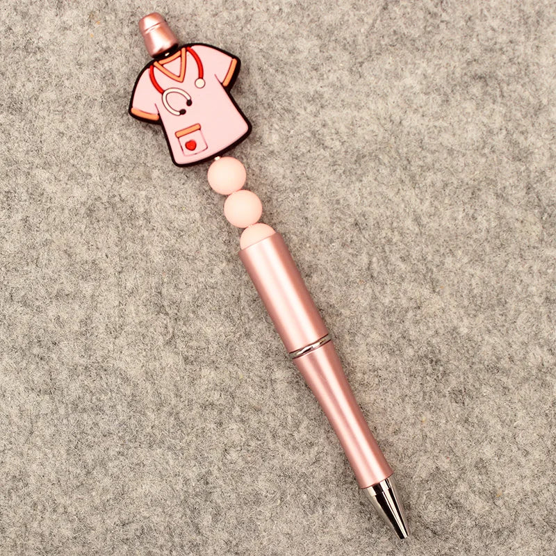 Creative Cartoon Half Nurse Half Coffee Style DIY Ballpoint Pen School Hospital Student Nurse Ball Pen