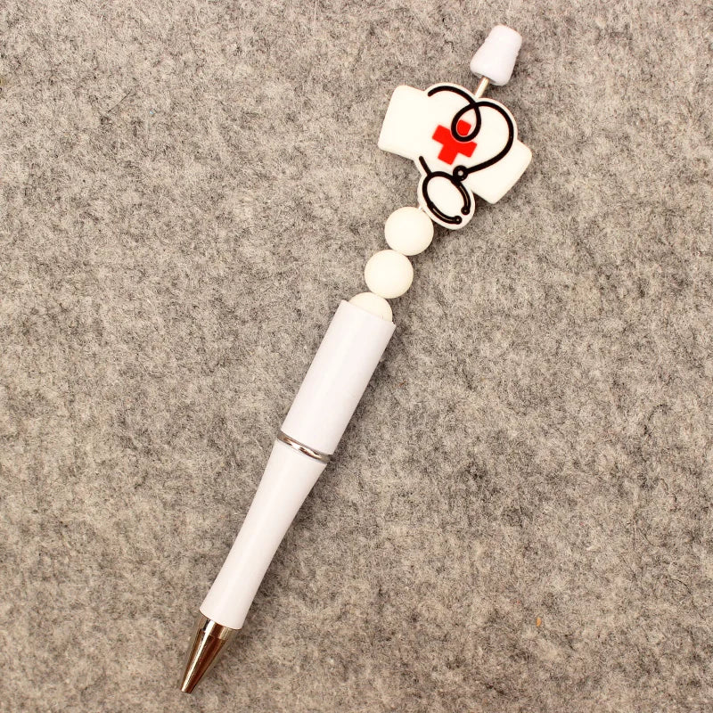 Creative Cartoon Half Nurse Half Coffee Style DIY Ballpoint Pen School Hospital Student Nurse Ball Pen