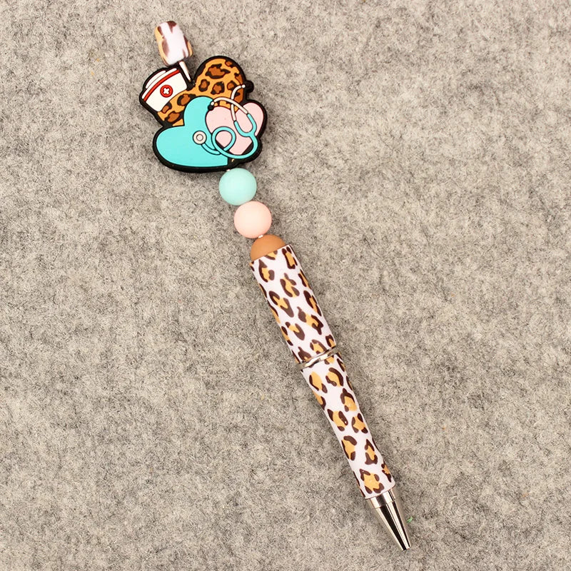 Creative Cartoon Half Nurse Half Coffee Style DIY Ballpoint Pen School Hospital Student Nurse Ball Pen