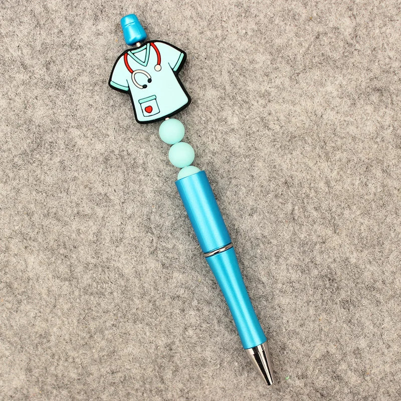 Creative Cartoon Half Nurse Half Coffee Style DIY Ballpoint Pen School Hospital Student Nurse Ball Pen