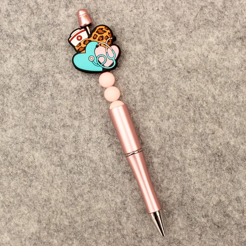 Creative Cartoon Half Nurse Half Coffee Style DIY Ballpoint Pen School Hospital Student Nurse Ball Pen