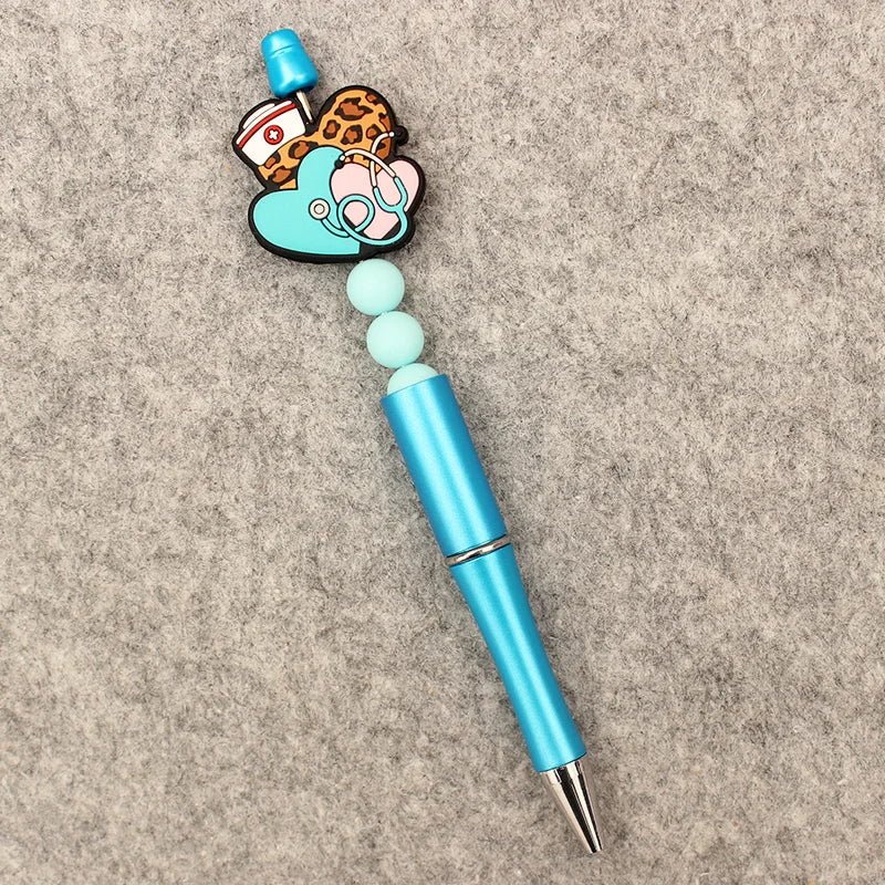 Creative Cartoon Half Nurse Half Coffee Style DIY Ballpoint Pen School Hospital Student Nurse Ball Pen